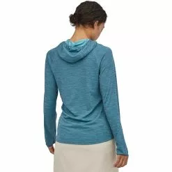 Sunshade Hooded Shirt Women's Patagonia Women's Hiking Clothing -Outlet Fly Fishing Store ABABLU D1