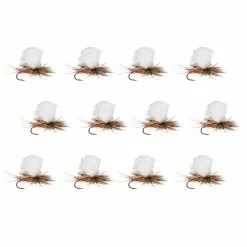 Hot Spot Para Wulff 12 Pack Montana Fly Company Dry Flies