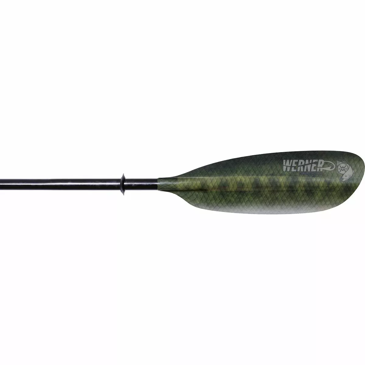 Camano Hooked Fiberglass 2 Piece Paddle Straight Shaft Werner Fishing Paddles 9 Camano Hooked Fiberglass 2 Piece Paddle Straight Shaft Werner Fishing Paddles - Image 7