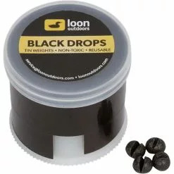 Black Drops Twist Pots Split Shot Loon Outdoors Fishing Tools