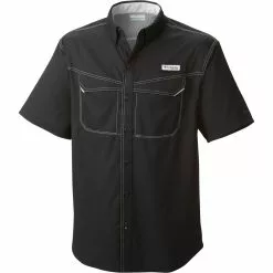 Low Drag Offshore Short Sleeve Shirt Men's Columbia Men's Fishing Shirts -Outlet Fly Fishing Store BK 39