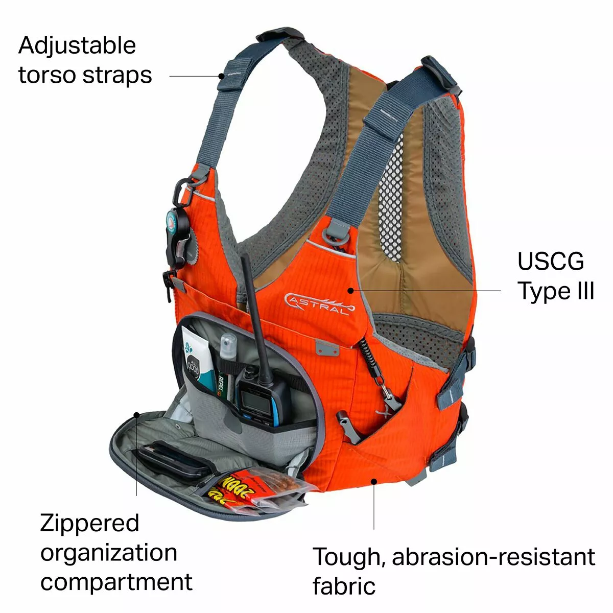 Sturgeon Personal Flotation Device Astral Fishing PFDs 4 Sturgeon Personal Flotation Device Astral Fishing PFDs - Image 2