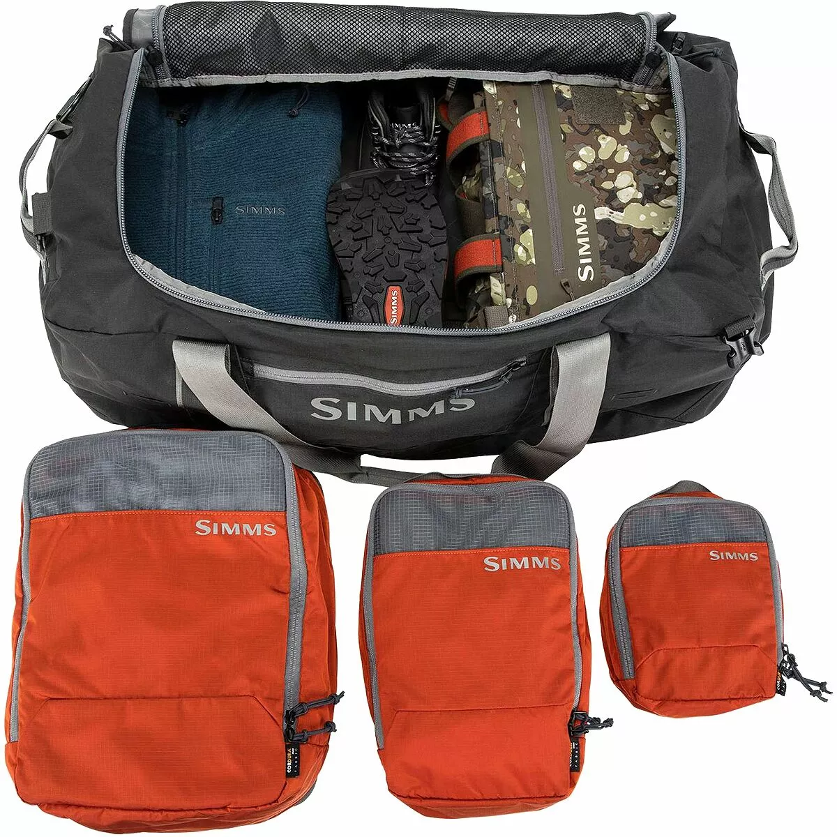 GTS 80L Gear Duffel Bag Simms Fishing Bags & Luggage 5 GTS 80L Gear Duffel Bag Simms Fishing Bags & Luggage - Image 3