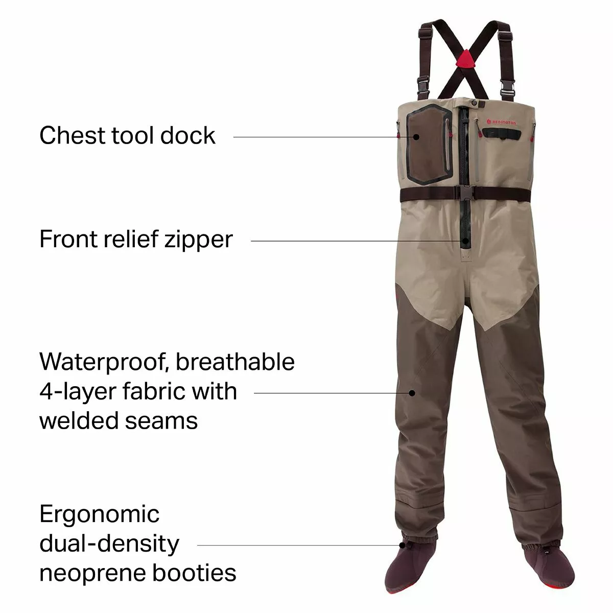 Sonic Pro HDZ Wader Men's Redington Waders 10 Sonic Pro HDZ Wader Men's Redington Waders - Image 8