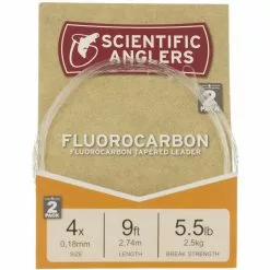 Flourocarbon Leader 2 Pack Scientific Anglers Leaders