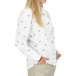 Isle Long Sleeve Shirt Women's Simms Women's Hiking Clothing -Outlet Fly Fishing Store DRAFLYWH D3