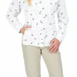 Isle Long Sleeve Shirt Women's Simms Women's Hiking Clothing -Outlet Fly Fishing Store DRAFLYWH D6