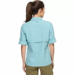 Open Air Casting Long Sleeve Shirt Women's Orvis Women's Hiking Clothing -Outlet Fly Fishing Store DUS D1 1