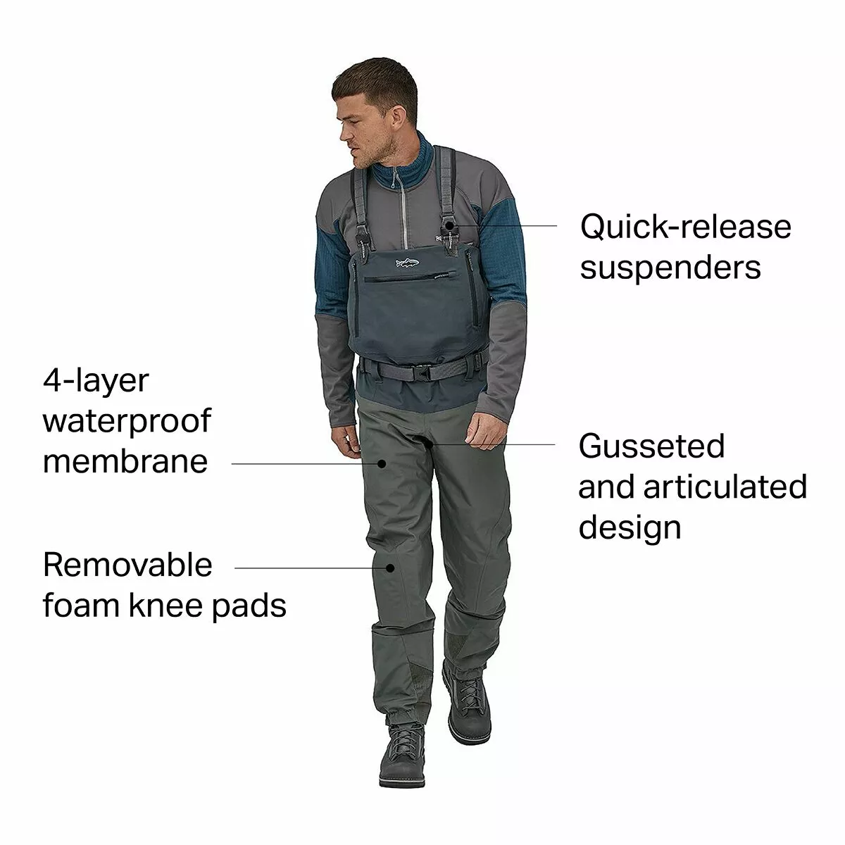 Swiftcurrent Expedition Waders Men's Patagonia Waders 4 Swiftcurrent Expedition Waders Men's Patagonia Waders - Image 2