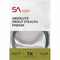 10ft Absolute Trout Finesse Leader Scientific Anglers Leaders