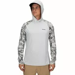 Solarflex Hooded Print Shirt Men's Simms Men's Fly Fishing Clothing