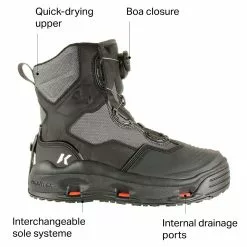 Dark Horse Wading Boot Men's Korkers Wading Boots & Sandals -Outlet Fly Fishing Store KLIKLISOL D3 2