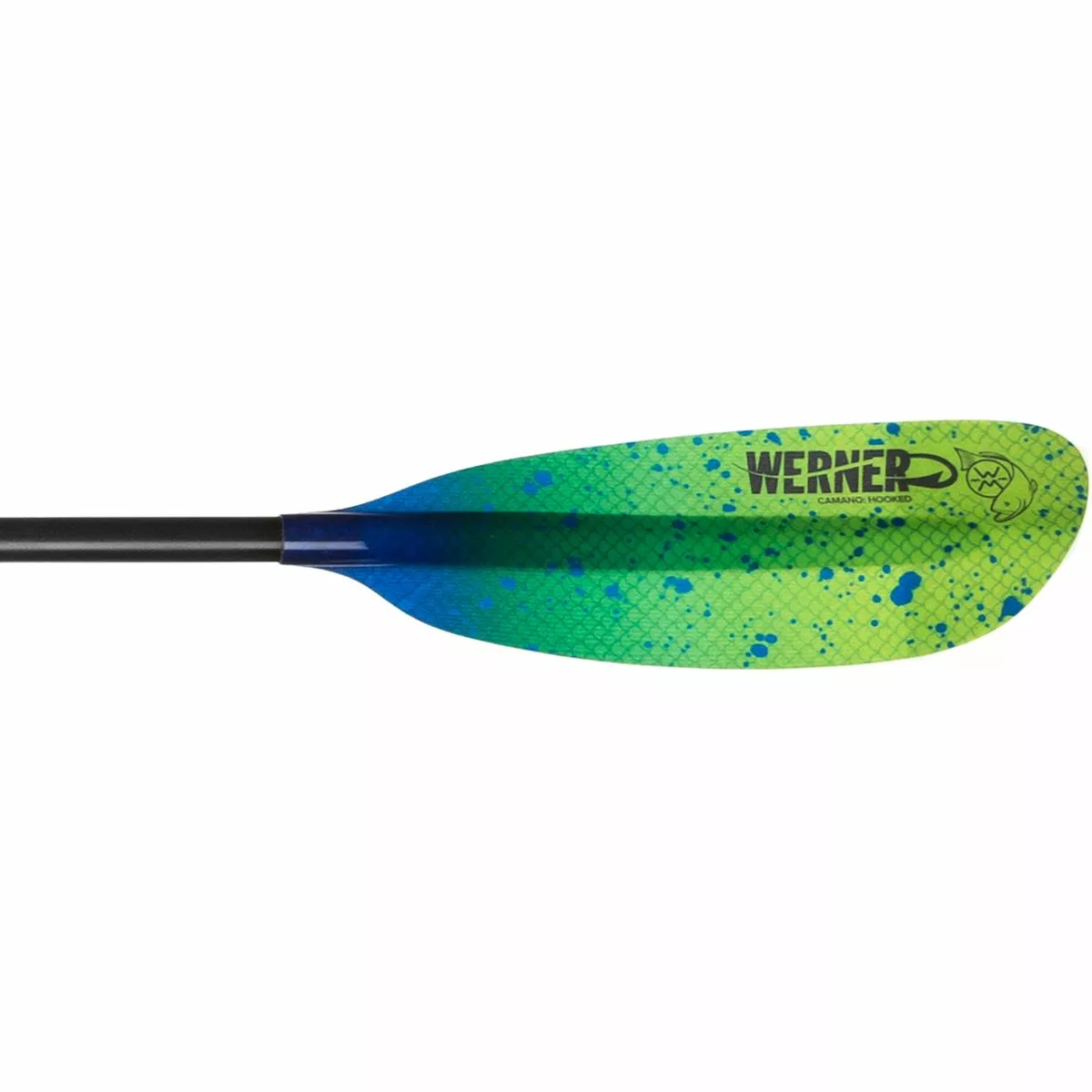 Camano Hooked Fiberglass 2 Piece Paddle Straight Shaft Werner Fishing Paddles 5 Camano Hooked Fiberglass 2 Piece Paddle Straight Shaft Werner Fishing Paddles - Image 3