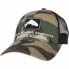 Trout Icon Trucker Hat Simms Fishing Hats & Neckwear -Outlet Fly Fishing Store MAH