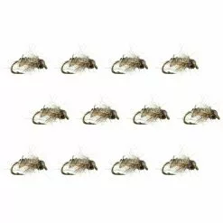Agee's Natural Sow Bug 12 Pack Montana Fly Company Nymphs