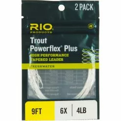 Powerflex Plus Tapered Leader 2 Pack RIO Leaders