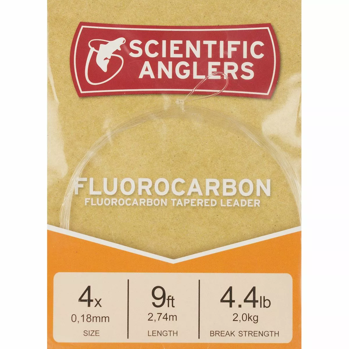 Premium 9ft Fluorocarbon Leader Single Pack Scientific Anglers Leaders 4 Premium 9ft Fluorocarbon Leader Single Pack Scientific Anglers Leaders - Image 2