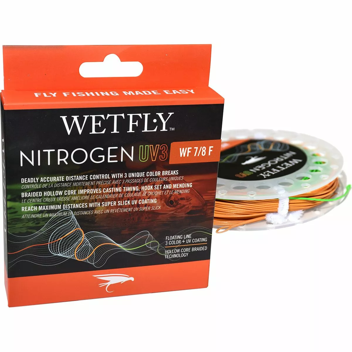 Nitrogen UV3 Line WF7/8F Wetfly Fly Line 3 Nitrogen UV3 Line WF7/8F Wetfly Fly Line