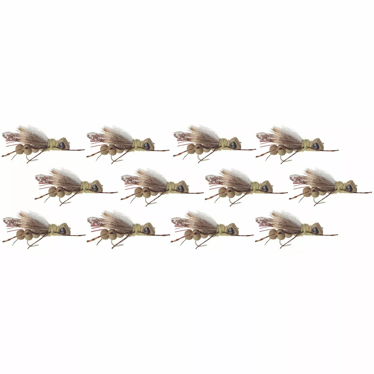 Osteen's Hopper 12 Pack Montana Fly Company Dry Flies 3 Osteen's Hopper 12 Pack Montana Fly Company Dry Flies