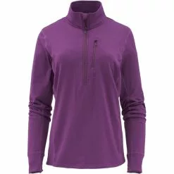 Fleece Midlayer 1/2 Zip Top Women's Simms Women's Fly Fishing Clothing -Outlet Fly Fishing Store PL D2