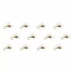 Para Wulff 12 Pack Montana Fly Company Dry Flies -Outlet Fly Fishing Store PMD 2
