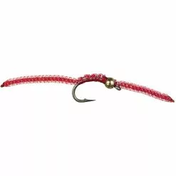 Silverman's Sparkle Worm 12 Pack Montana Fly Company Nymphs -Outlet Fly Fishing Store RD D1 3