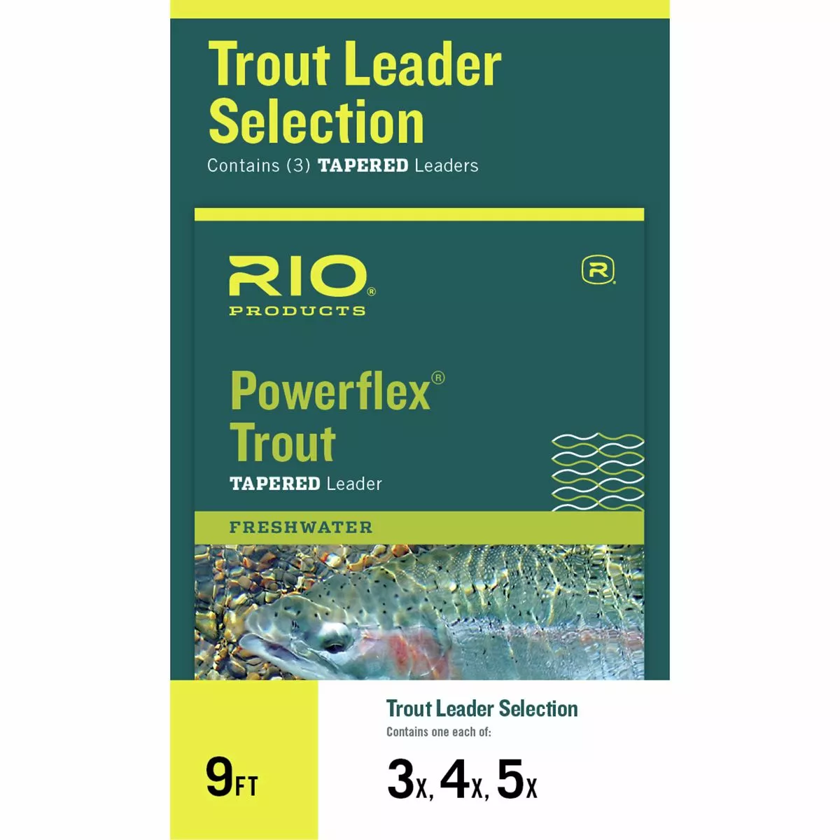 Powerflex Trout Leader Selection RIO Leaders 3 Powerflex Trout Leader Selection RIO Leaders