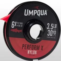 Perform X Trout Nylon Tippet Umpqua Leaders -Outlet Fly Fishing Store S6X D1 1