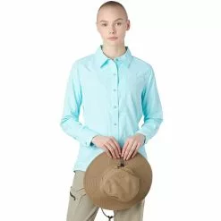 Isle Long Sleeve Shirt Women's Simms Women's Hiking Clothing -Outlet Fly Fishing Store SEABRE