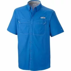 Low Drag Offshore Short Sleeve Shirt Men's Columbia Men's Fishing Shirts -Outlet Fly Fishing Store VIVBL 1