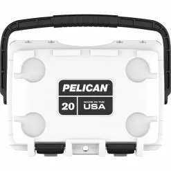 20QT Elite Cooler Pelican Coolers -Outlet Fly Fishing Store WHI D3